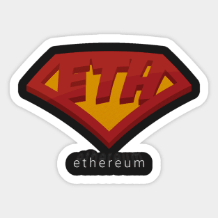 E Man for Ethereum Sticker